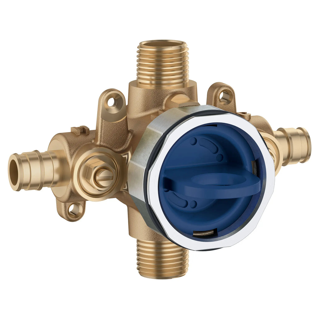 GROHE 35112000 Grohsafe Pressure Balance Rough-In Valve 1/2" PEX Cold Expansion (ASTM F1960) Inlets