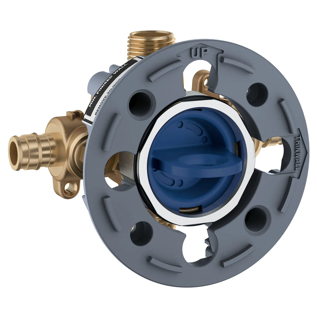 GROHE 35112000 Grohsafe Pressure Balance Rough-In Valve 1/2" PEX Cold Expansion (ASTM F1960) Inlets
