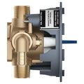 GROHE 35115000 Grohsafe Pressure Balance Rough-In Valve 1⁄2" PEX Crimp (ASTM F1807) Elbow Inlets