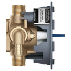 GROHE 35115000 Grohsafe Pressure Balance Rough-In Valve 1⁄2" PEX Crimp (ASTM F1807) Elbow Inlets