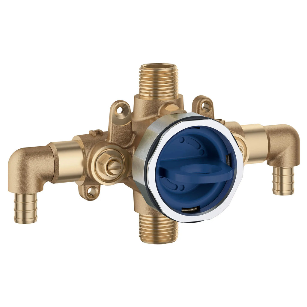 GROHE 35115000 Grohsafe Pressure Balance Rough-In Valve 1⁄2" PEX Crimp (ASTM F1807) Elbow Inlets