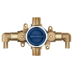 GROHE 35115000 Grohsafe Pressure Balance Rough-In Valve 1⁄2" PEX Crimp (ASTM F1807) Elbow Inlets