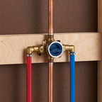 GROHE 35115000 Grohsafe Pressure Balance Rough-In Valve 1⁄2" PEX Crimp (ASTM F1807) Elbow Inlets