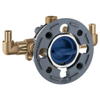 GROHE 35115000 Grohsafe Pressure Balance Rough-In Valve 1⁄2" PEX Crimp (ASTM F1807) Elbow Inlets