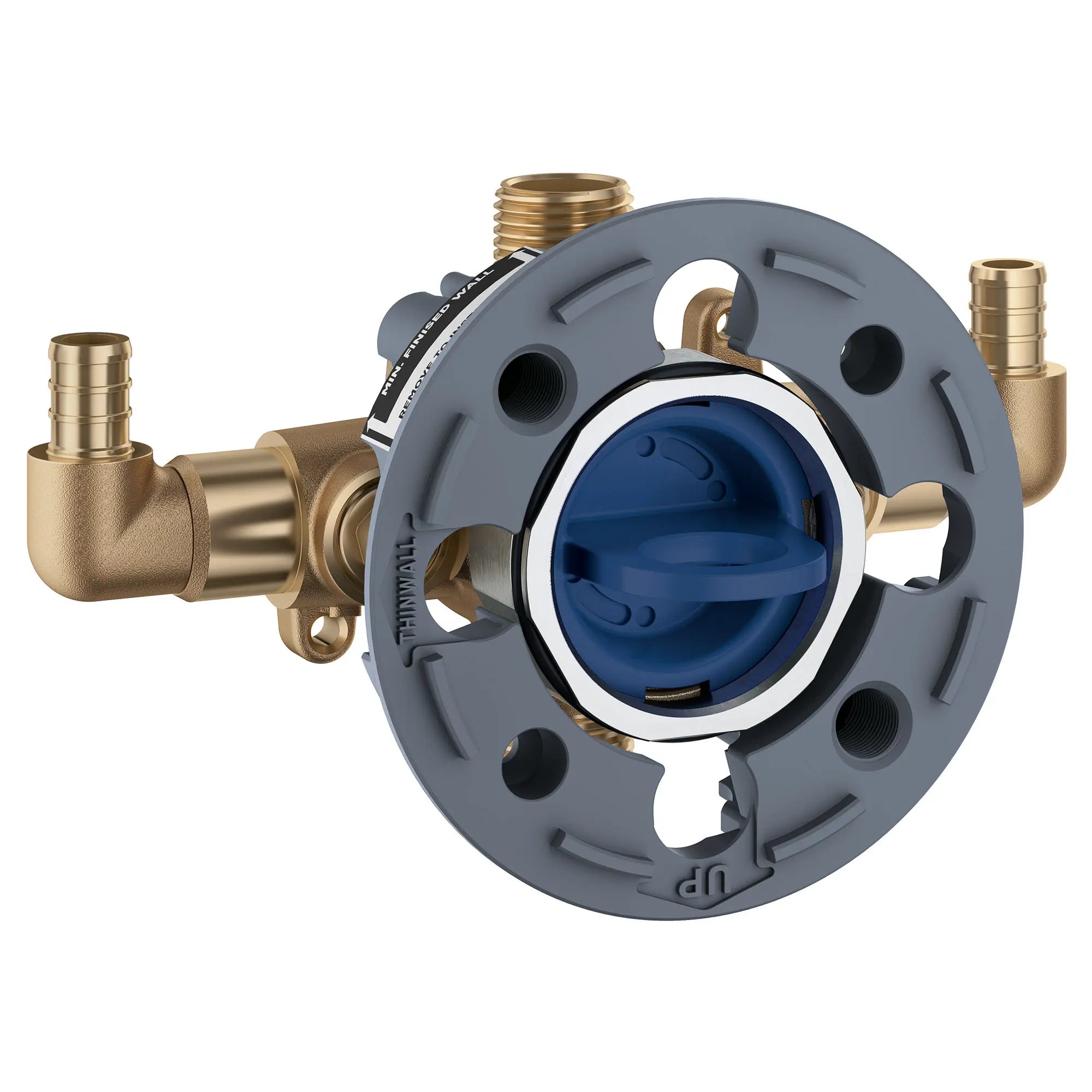 GROHE 35115000 Grohsafe Pressure Balance Rough-In Valve 1⁄2" PEX Crimp (ASTM F1807) Elbow Inlets