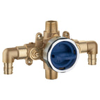 GROHE 35116000 Grohsafe Pressure Balance Rough-In Valve 1⁄2" PEX Cold Expansion (ASTM F1960) Elbow Inlets