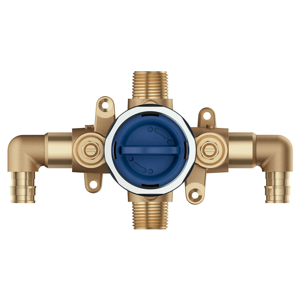 GROHE 35116000 Grohsafe Pressure Balance Rough-In Valve 1⁄2" PEX Cold Expansion (ASTM F1960) Elbow Inlets