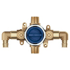GROHE 35116000 Grohsafe Pressure Balance Rough-In Valve 1⁄2" PEX Cold Expansion (ASTM F1960) Elbow Inlets