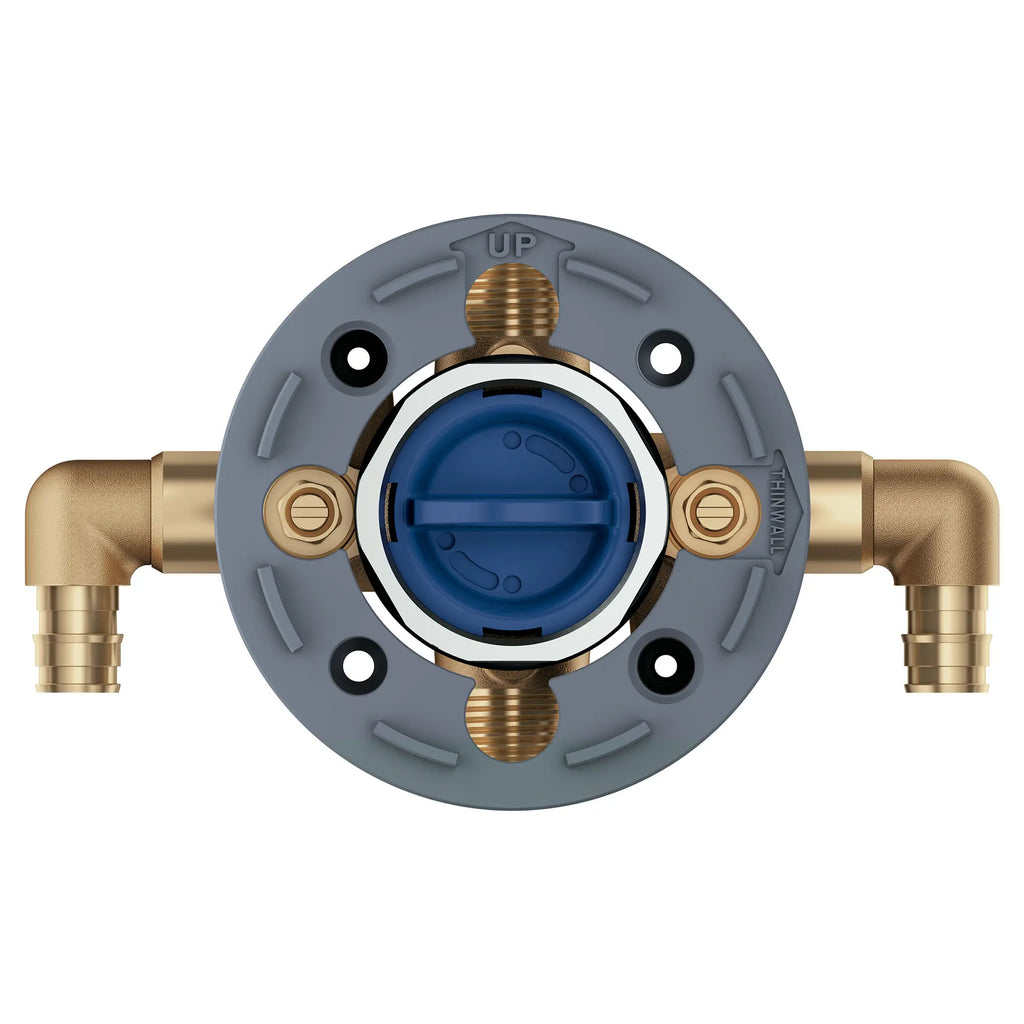 GROHE 35116000 Grohsafe Pressure Balance Rough-In Valve 1⁄2" PEX Cold Expansion (ASTM F1960) Elbow Inlets