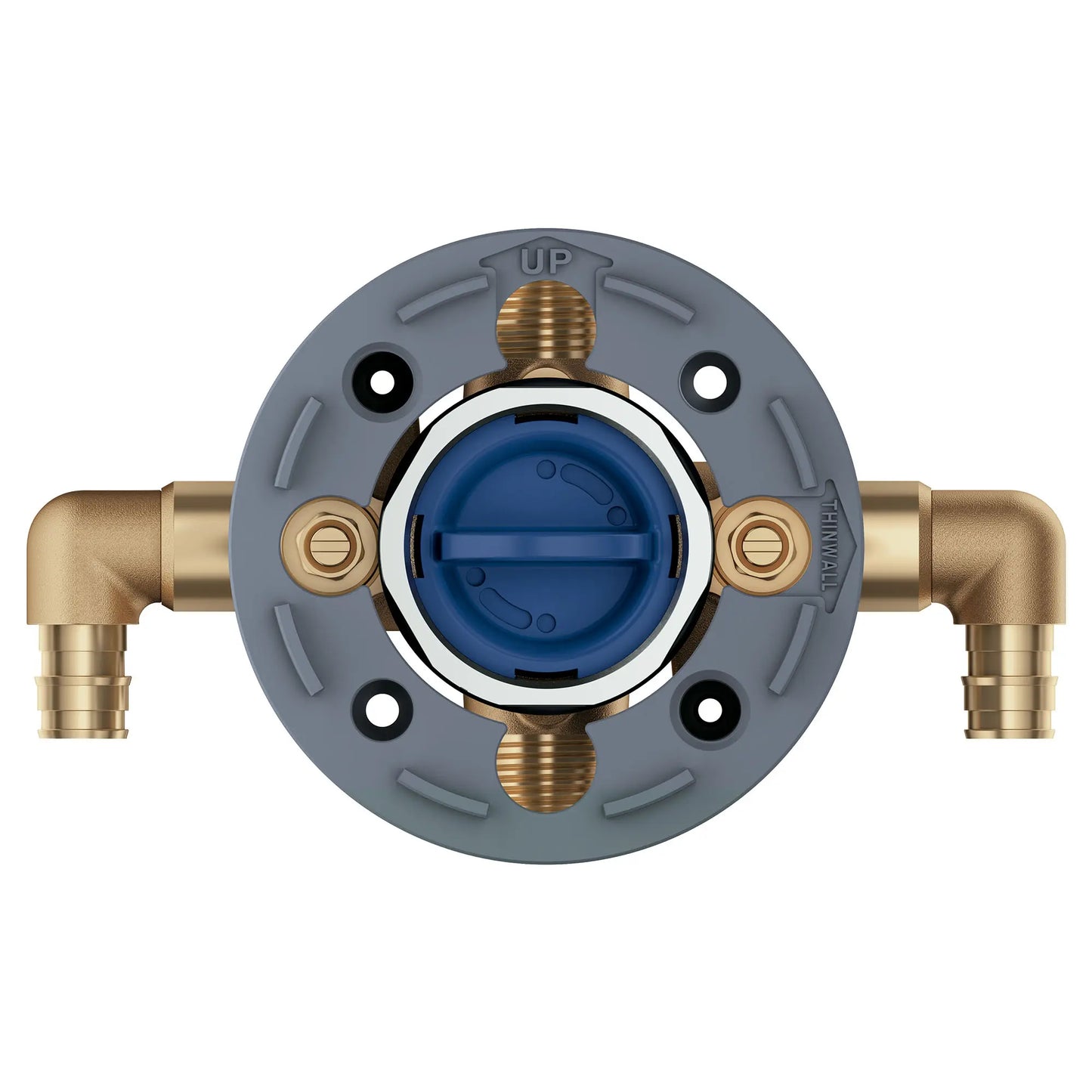 GROHE 35116000 Grohsafe Pressure Balance Rough-In Valve 1⁄2" PEX Cold Expansion (ASTM F1960) Elbow Inlets