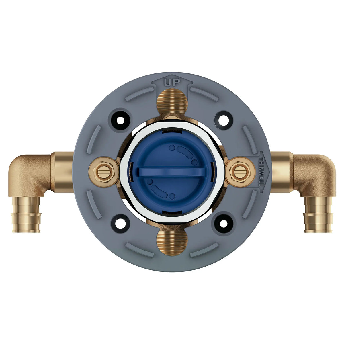 GROHE 35116000 Grohsafe Pressure Balance Rough-In Valve 1⁄2" PEX Cold Expansion (ASTM F1960) Elbow Inlets