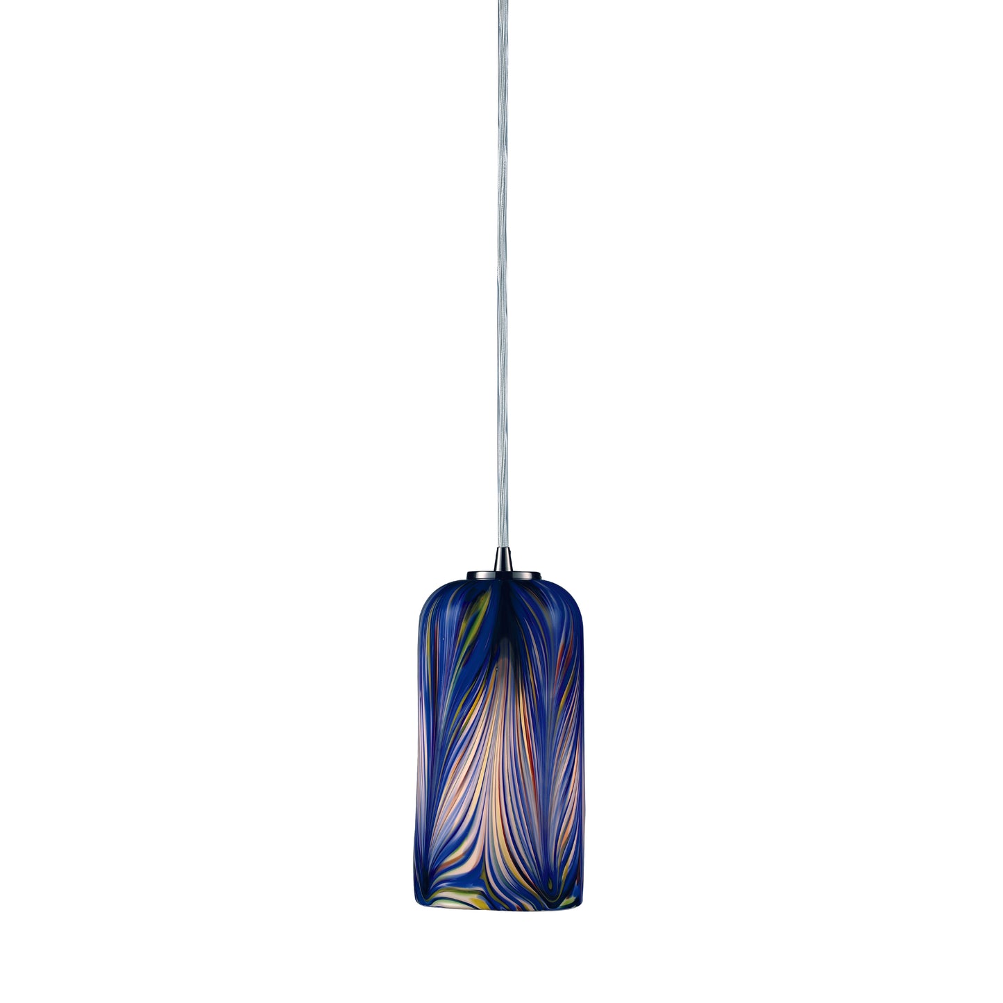 ELK SHOWROOM 544-1MO-LED Molten 5'' Wide 1-Light Pendant - Satin Nickel (LED)