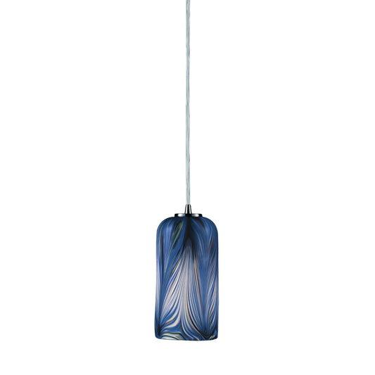 ELK SHOWROOM 544-1MO Molten 5'' Wide 1-Light Pendant - Satin Nickel