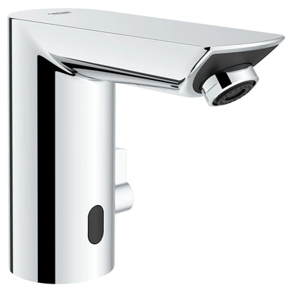 GROHE 36469000 Baucosmopolitan E Touchless Electronic Faucet with Temperature Control Lever, AC-Powered - Chrome