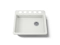 KOHLER K-5479-5U-NY Riverby 25" Undermount Single-Bowl Kitchen Sink - Dune
