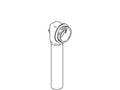 KOHLER Overflow Ell & Tube Assembly - Vibrant Brushed Nickel, K-54860-BN