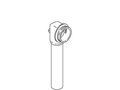 KOHLER Overflow Ell & Tube Assembly - Vibrant Brushed Nickel, K-54860-BN