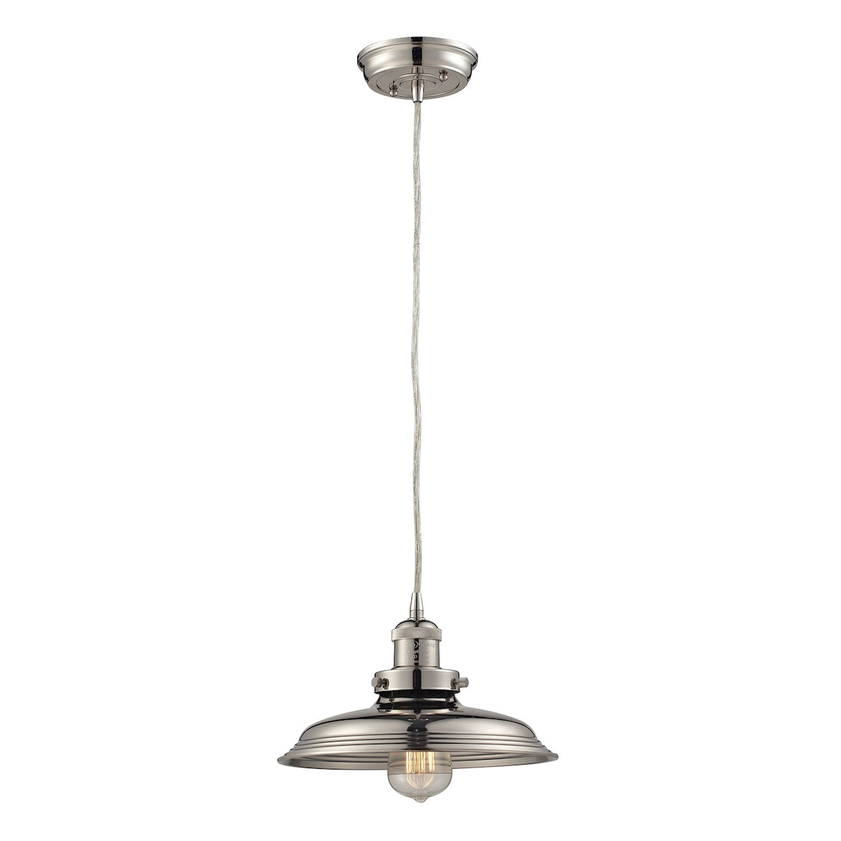 ELK SHOWROOM 55011/1 Newberry 1-Light Mini Pendant in Polished Nickel