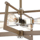 ELK SHOWROOM 55051/4 Axis 21'' Wide 4-Light Pendant - Light Wood