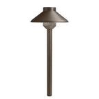 KICHLER 15820AZT27 Stepped Dome 12V 2700K Path Light Textured Architectural Bronze