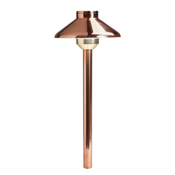 KICHLER 15820CO27 Stepped Dome 12V 2700K Path Light Copper