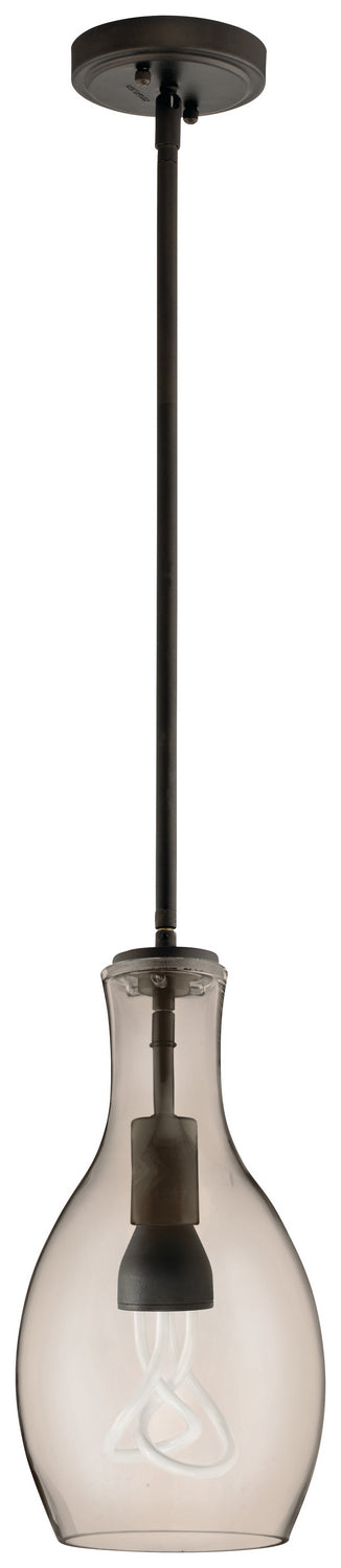 KICHLER 42456Ozcp Everly One Light Pendant Olde Bronze