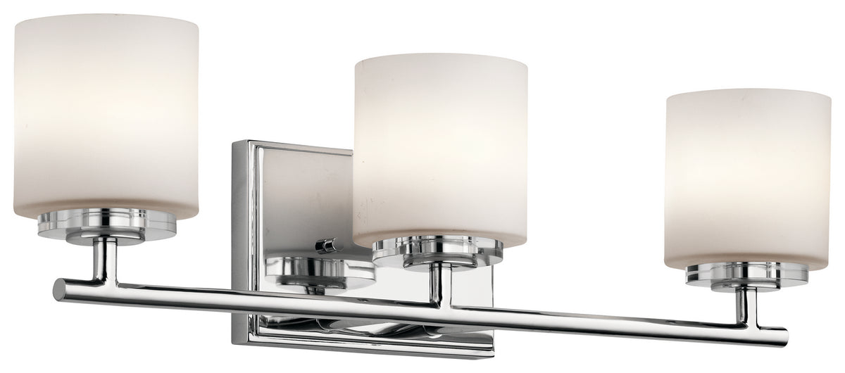 KICHLER 45502CH Ohara 3 Light Vanity Light Chrome