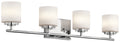KICHLER 45503CH O'Hara 4 Light Vanity Light Chrome