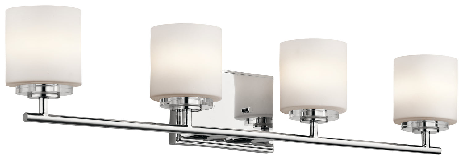 KICHLER 45503CH O'Hara 4 Light Vanity Light Chrome
