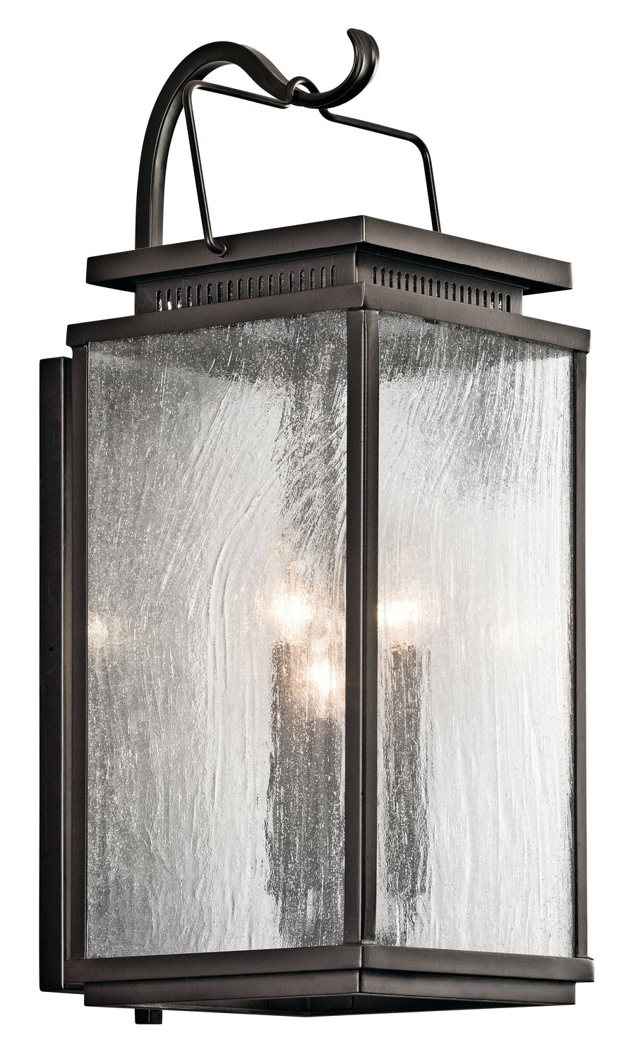KICHLER 49386OZ Manningham 3 Light Wall Light Olde Bronze