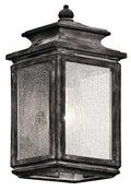 KICHLER 49501WZC Wiscombe Park 12.25" 1 Light Wall Light Weathered Zinc