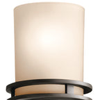 KICHLER 5085OZ Hendrik 43" 5 Light Vanity Light With Light Umber Etched Glass Olde Bronze