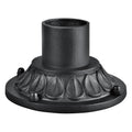 KICHLER 9549BKT 10" X 5.75" 4" Post Pedestal Mount Textured Black