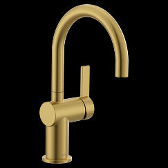 MOEN 5622BG Cia  One-Handle Bar Faucet In Brushed Gold