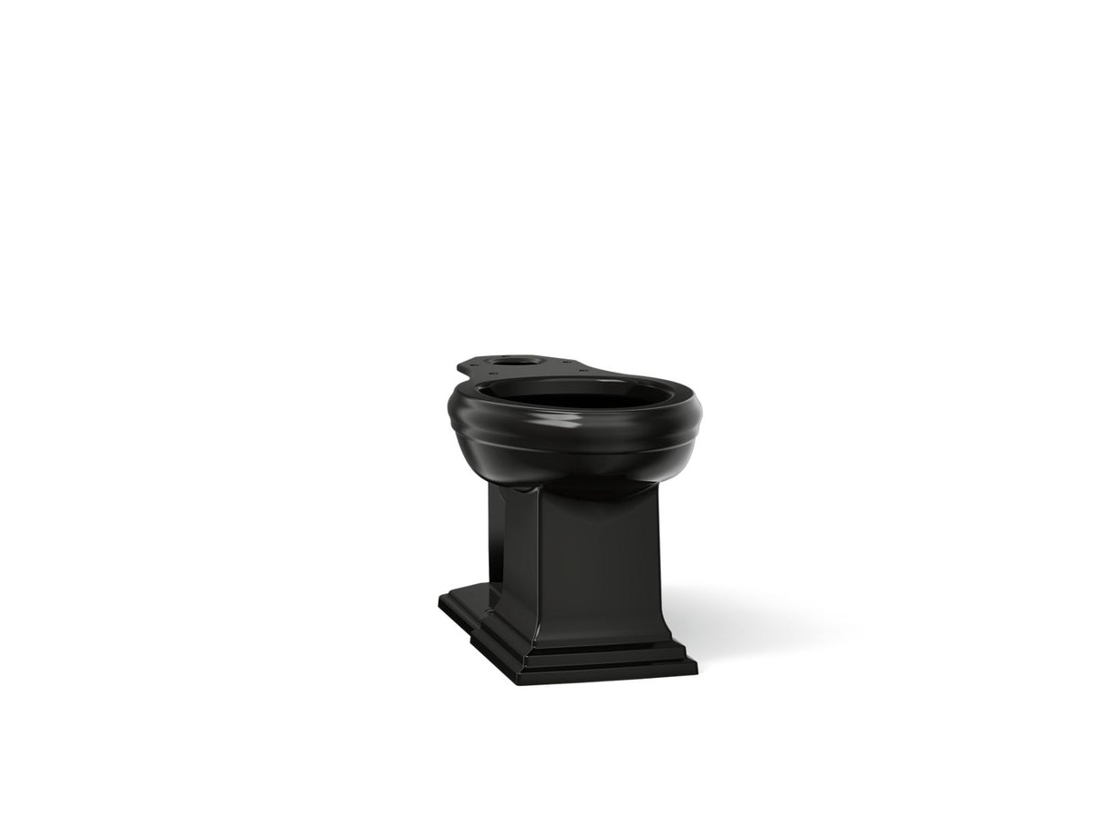 KOHLER K-5626-7 Memoirs Elongated Bowl With Concealed Trapway - Black Black