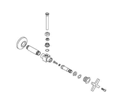 KOHLER Stop, Supply Assembly - Polished Chrome, K-56281-CP