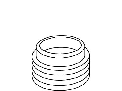 KOHLER Seat Replacement Kit - Rough Plate, K-56318-RP