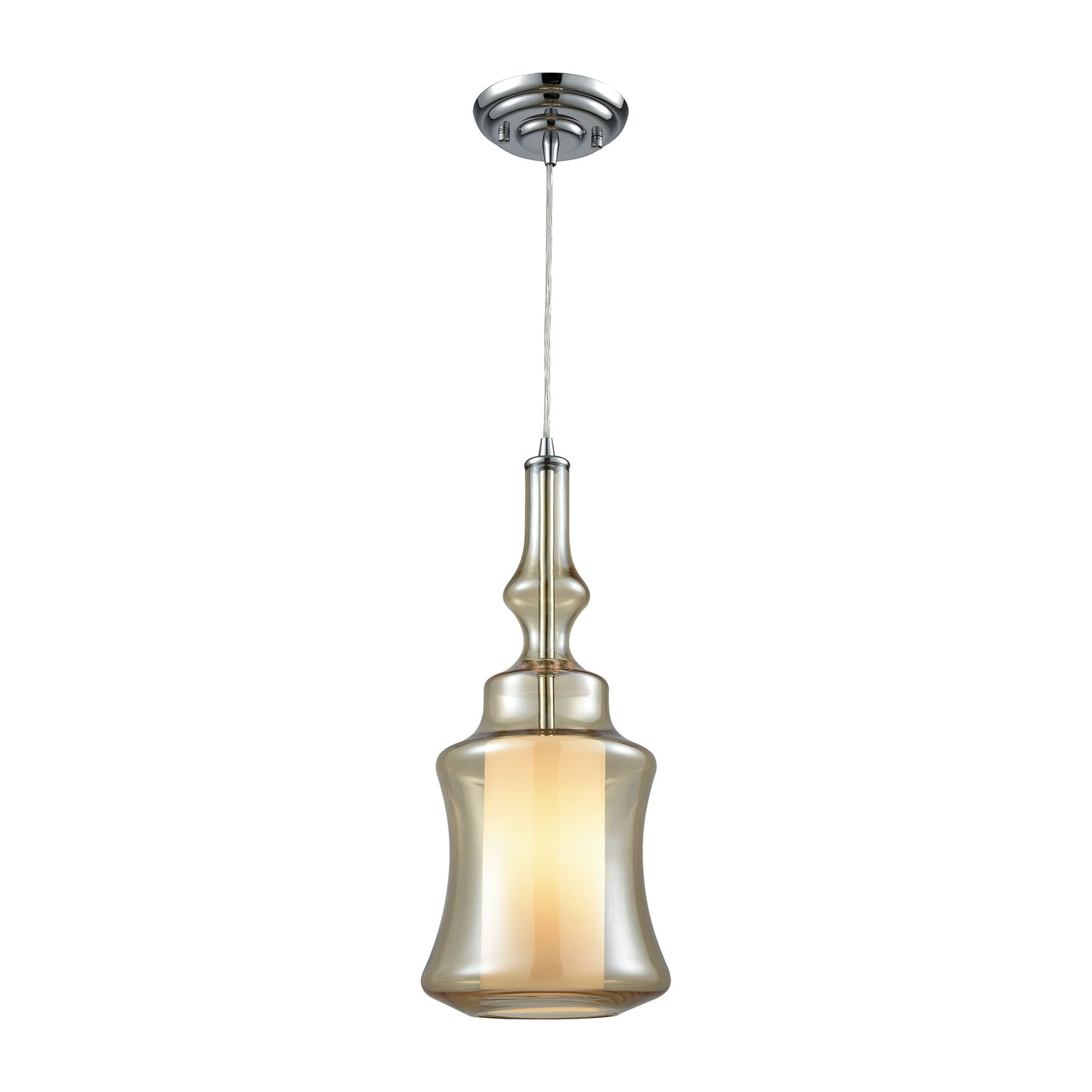 ELK SHOWROOM 56502/1-LA Alora 8'' Wide 1-Light Mini Pendant - Polished Chrome