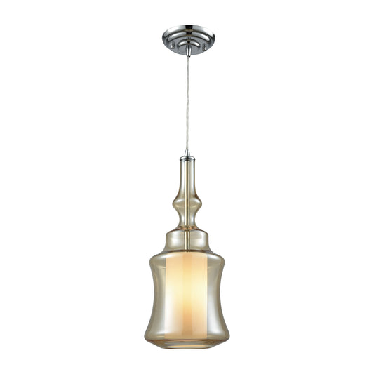 ELK SHOWROOM 56502/1-LA Alora 8'' Wide 1-Light Mini Pendant - Polished Chrome