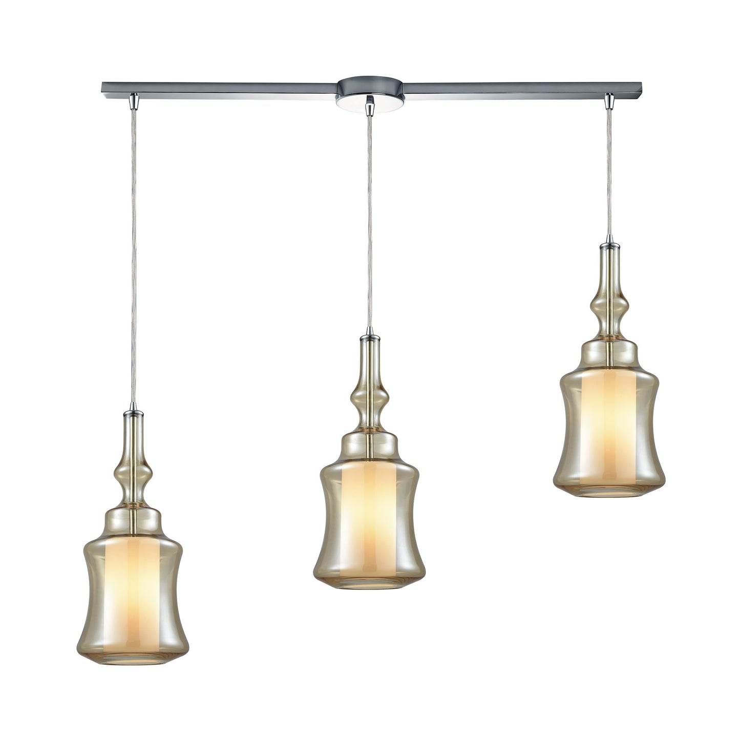 ELK SHOWROOM 56502/3L Alora 36'' Wide 3-Light Mini Pendant - Polished Chrome