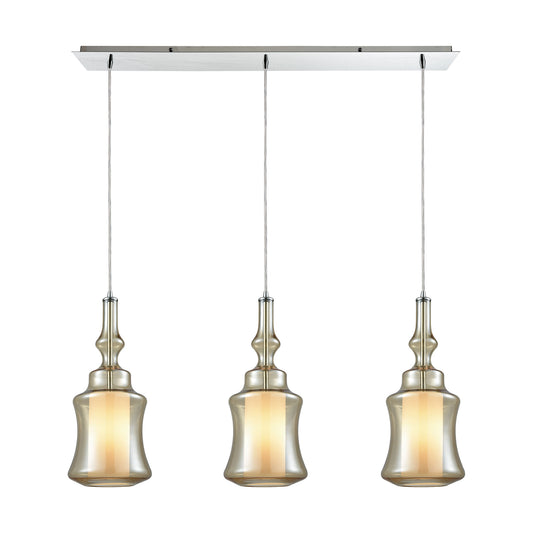 ELK SHOWROOM 56502/3LP Alora 36'' Wide 3-Light Mini Pendant - Polished Chrome