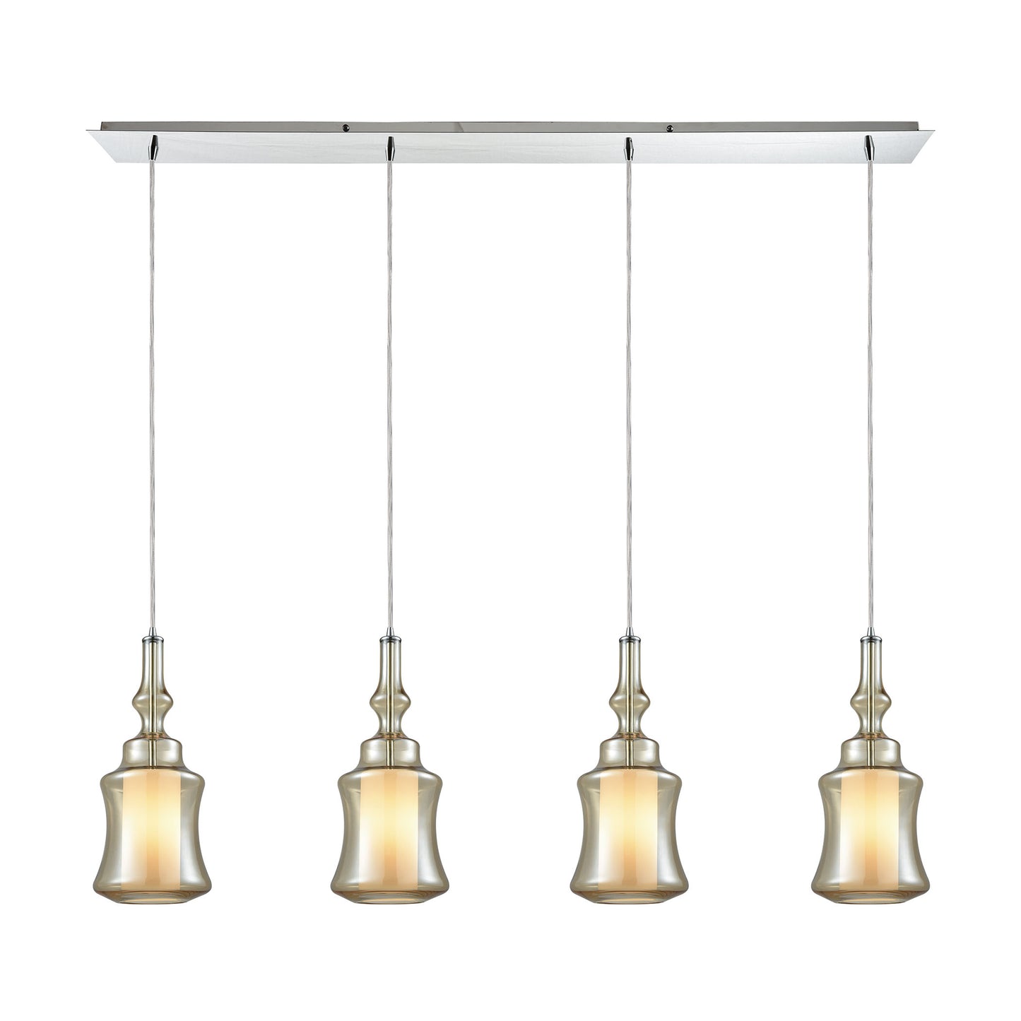 ELK SHOWROOM 56502/4LP Alora 46'' Wide 4-Light Mini Pendant - Polished Chrome