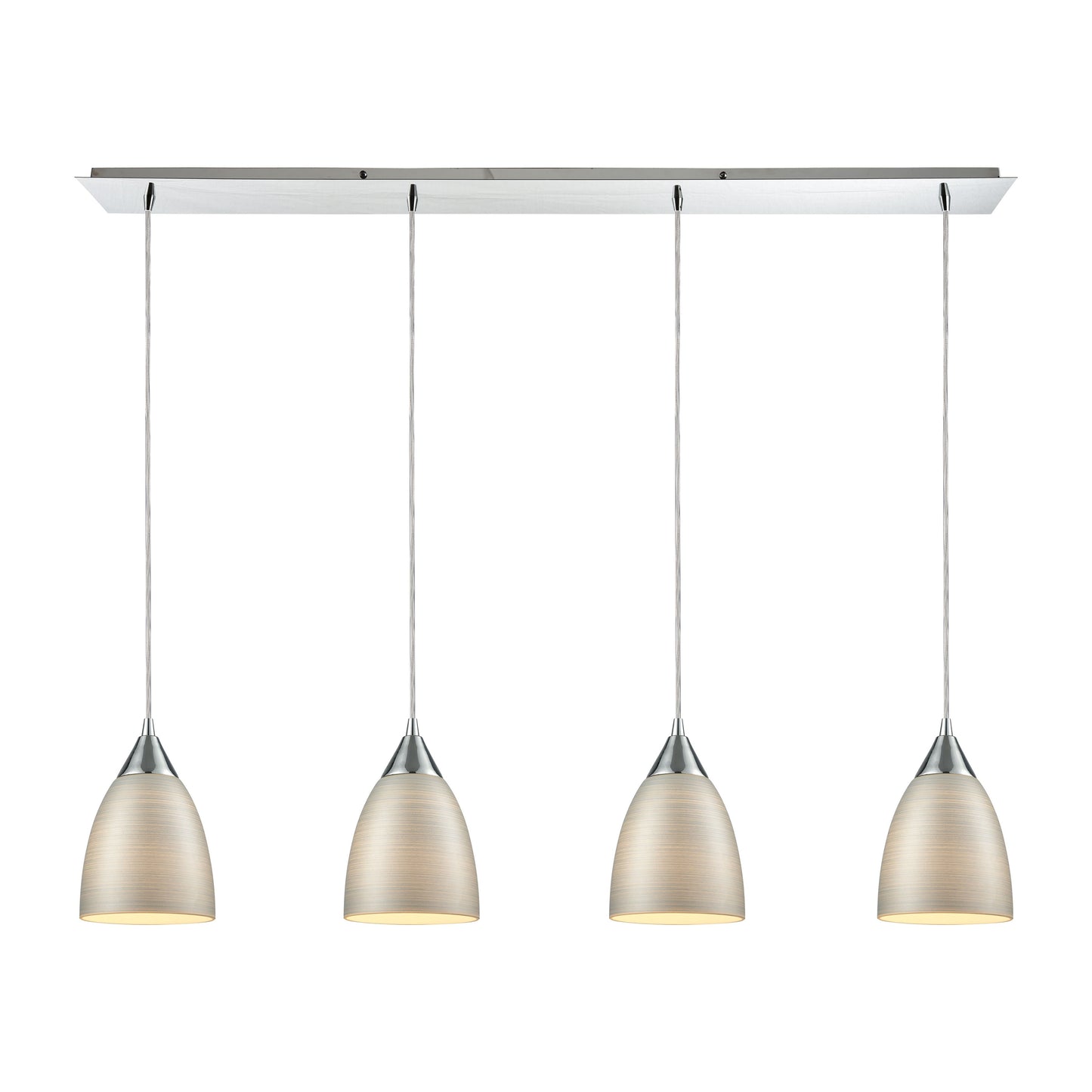 ELK SHOWROOM 56530/4LP Merida 46'' Wide 4-Light Multi Pendant - Polished Chrome