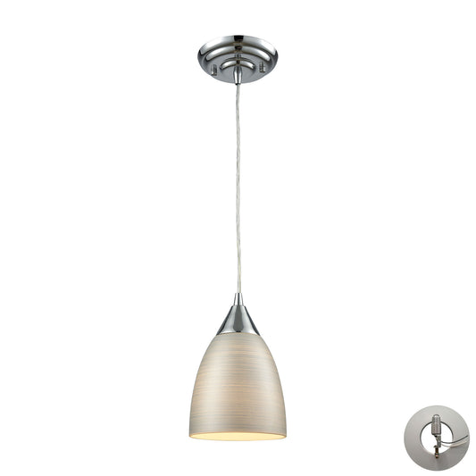 ELK SHOWROOM 56530/1-LA Merida 6'' Wide 1-Light Mini Pendant - Polished Chrome (Includes Adapter Kit)