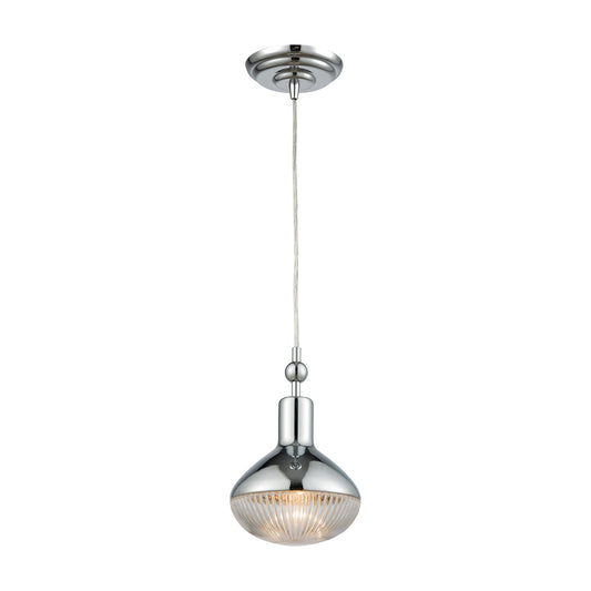 ELK SHOWROOM 56623/1 Ravette 6'' Wide 1-Light Mini Pendant - Polished Chrome