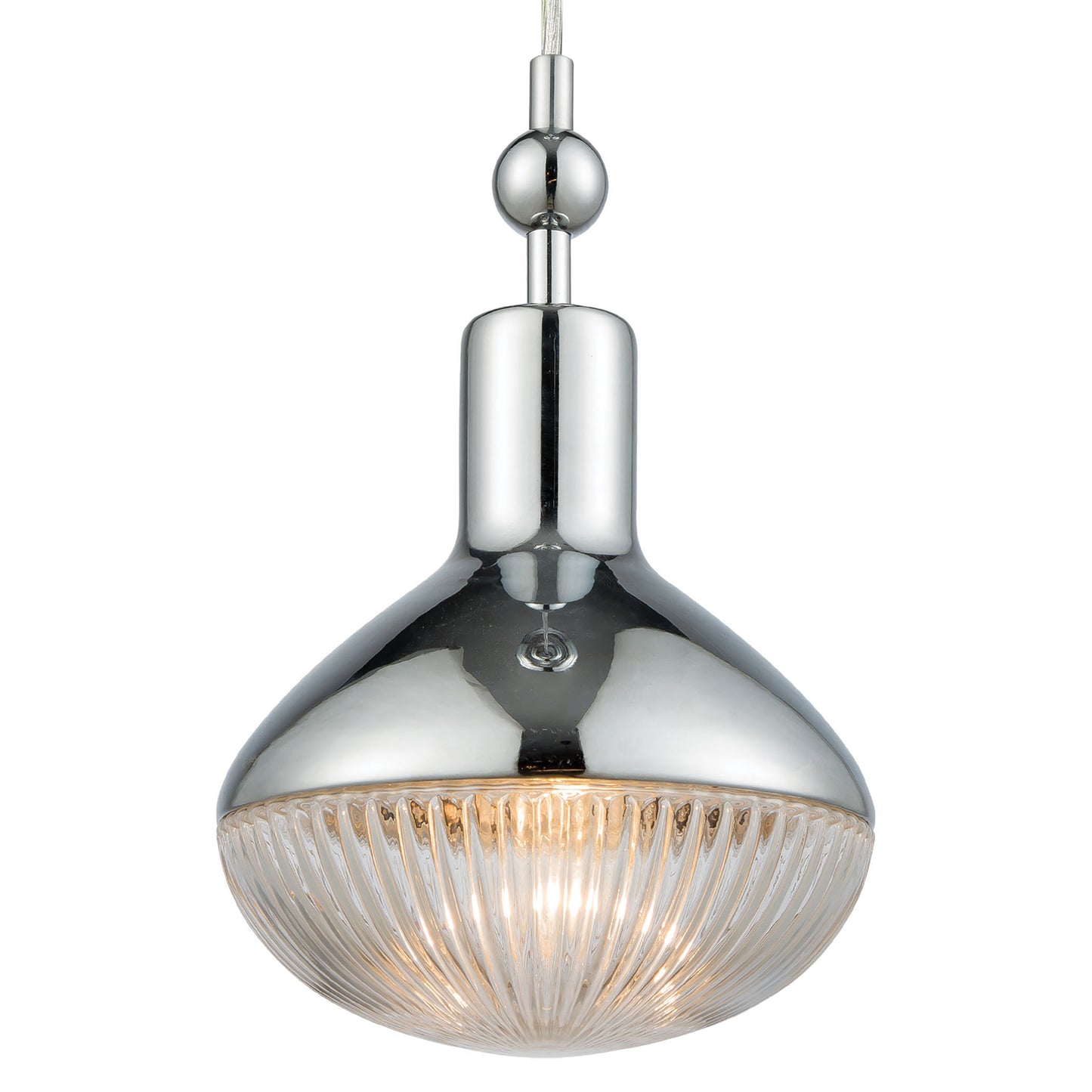 ELK SHOWROOM 56623/1 Ravette 6'' Wide 1-Light Mini Pendant - Polished Chrome