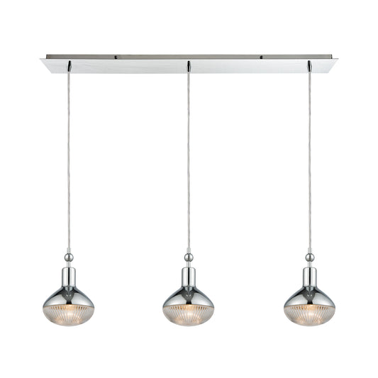 ELK SHOWROOM 56623/3LP Ravette 36'' Wide 3-Light Mini Pendant - Polished Chrome