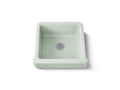 KOHLER K-5664-42 Whitehaven 23-1/2" Undermount Single-Bowl Farmhouse Kitchen Sink - Aspen Green