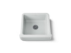KOHLER K-5664-95 Whitehaven 23-1/2" Undermount Single-Bowl Farmhouse Kitchen Sink - Ice Grey