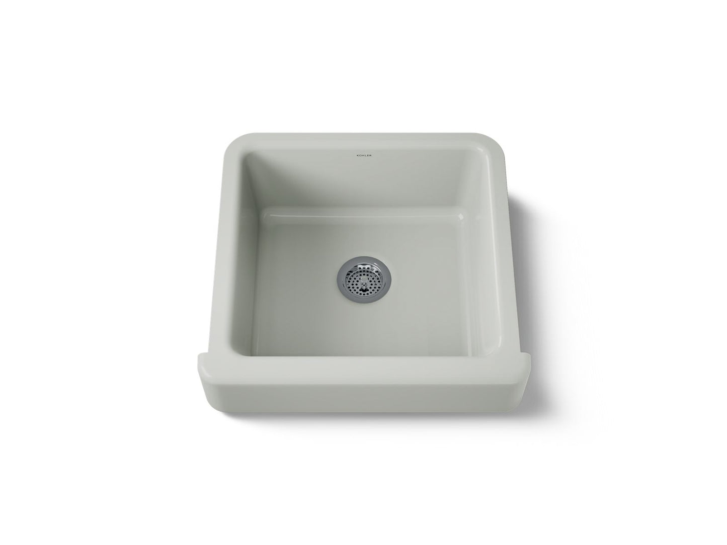 KOHLER K-5664-FF Whitehaven 23-1/2" undermount single-bowl farmhouse kitchen sink - Sea Salt